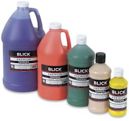 Blick Premium Grade Tempera, Various Sizes Shown