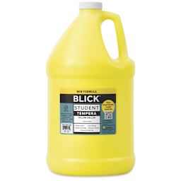 Blick Student Tempera Paint - Yellow, 128 oz bottle