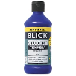 Blick Student Tempera Paint - Blue, 8 oz bottle