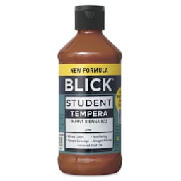 Blick Student Tempera Paint - Burnt Sienna, 8 oz bottle