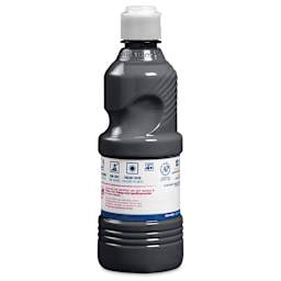 Back of Prang Ready-To-Use Tempera Paint - Black, 16 oz bottle