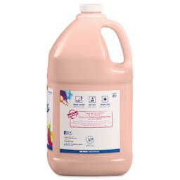 Back of Prang Ready-To-Use Tempera Paint - Peach, Gallon