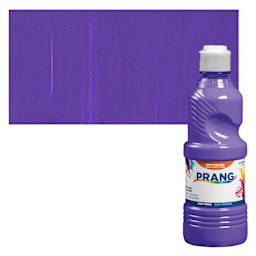 Prang Ready-To-Use Tempera Paint- Violet, Pint bottle and swatch