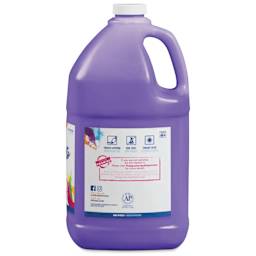 Back of Prang Ready-To-Use Tempera Paint - Violet, Gallon