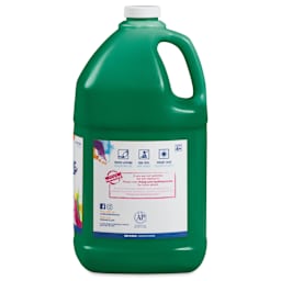 Back of Prang Ready-To-Use Tempera Paint - Green, Gallon