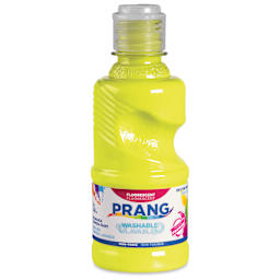 Prang Ready-To-Use Washable Tempera Paints - Fluorescent Yellow, 8 oz