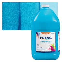 Prang Ready-To-Use Washable Tempera Paint - Turquoise, Gallon and swatch