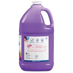 Prang Ready-To-Use Washable Tempera Paint - Violet, Gallon back of bottle