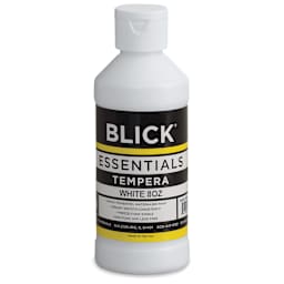 Blick Essentials Tempera - White, 8 oz bottle