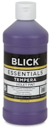 Blick Essentials Tempera Paint - Front of Pint bottle of Violet Tempera