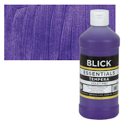 Blick Essentials Tempera - Violet, Pint and swatch