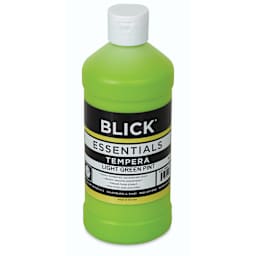 Blick Essentials Tempera - Light Green, Pint (Front of bottle)