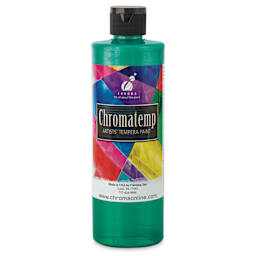 Chroma Chromatemp Artists' Tempera Paint - Pearlescent Green, Pint