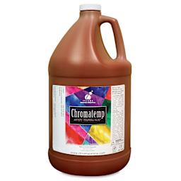 Chroma Chromatemp Artists' Tempera Paint - Brown, 128 oz