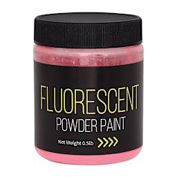 Richeson Powder Tempera Paint - Fluorescent Red, 1/2 lb