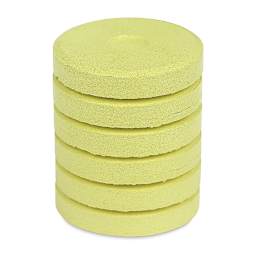 Richeson Tempera Cakes - Yellow Gold Metallic, Pkg of 6