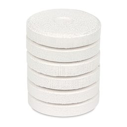 Richeson Tempera Cakes - Mirror Metallic, Pkg of 6