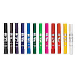 Kwik Stix Tempera Paint -Thin Stix, Classic Colors, Set of 12 (Out of packaging)