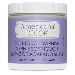 DecoArt Americana Decor Varnish - Soft Touch, 8 oz jar