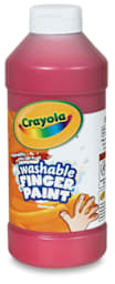 Crayola Washable Fingerpaint - Red, 16 oz Bottle