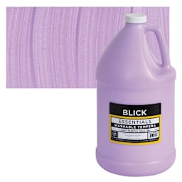 Blick Washable Tempera Paint - Light Purple, Gallon and swatch