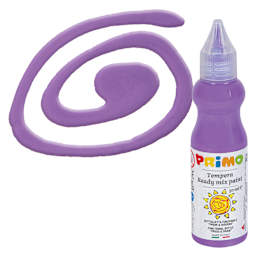Primo Tempera Paint - Lilac, 50 ml bottle and swatch