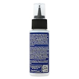 Back of 59 ml bottle of DecoArt Americana Additions Make It Thick Acrylic Medium