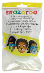 Snazaroo Face Paint Application Tools - Front of package of set of 2 sponges
