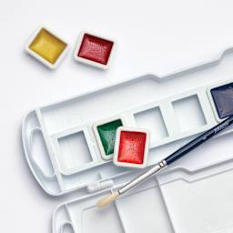 Prang Semi-Moist Watercolor Paint - Square Pans pop out for easy replacement