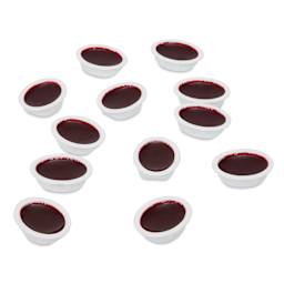 Prang Watercolor Refills - Oval, pkg of 12 Red, Half Pans