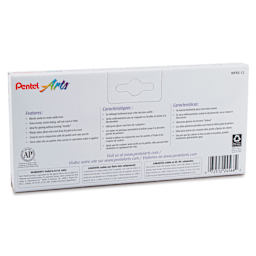 Pentel Water Color Set back of package
