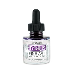 Dr. Ph. Martin"s Hydrus Fine Art Liquid Watercolors - Ultramarine Red Violet, 1 oz bottle