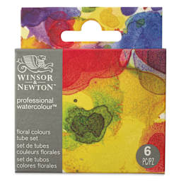 Winsor & Newton Professional Watercolor -  Set of 6, Floral Colors, 5 ml
