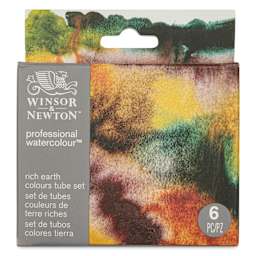 Winsor & Newton Professional Watercolor - Set of 6, Rich Earth front of package