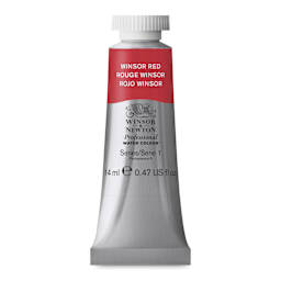 Winsor & Newton Professional Watercolor - Winsor Red, 14 ml Tube