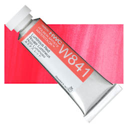 Holbein Artists' Watercolor - Luminous Red, 15 ml Tube and swatch