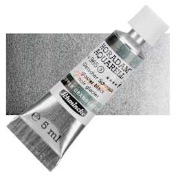 Schmincke Horadam Aquarell Watercolor - Glacier Black, 5 ml tube and swatch