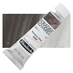Schmincke Horadam Aquarell Artist Watercolor - Random Grey, 15 ml tube and swatch