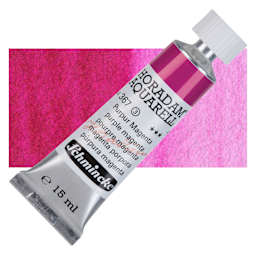 Schmincke Horadam Aquarell Watercolor - Purple Magenta, 15 ml tube and swatch