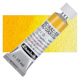 Schmincke Horadam Aquarell Watercolor - Chromium Yellow Hue Light, 15 ml tube and swatch