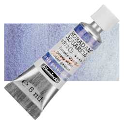 Schmincke Horadam Aquarell Watercolor - Galaxy Violet, 5 ml tube and swatch