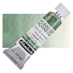 Schmincke Horadam Aquarell Artist Watercolor - Urban Green, 15 ml tube and swatch