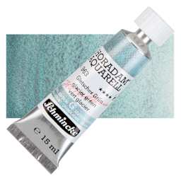 Schmincke Horadam Aquarell Artist Watercolor - Glacier Green, 15 ml, Tube and swatch