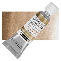 Schmincke Horadam Aquarell Watercolor - Glacier Brown, 5 ml tube and swatch
