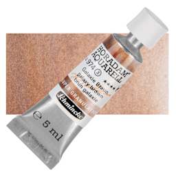 Schmincke Horadam Aquarell Watercolor - Galaxy Brown, 5 ml tube and swatch