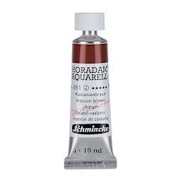 Schmincke Horadam Aquarell Artist Watercolor - Maroon Brown, 15 ml tube