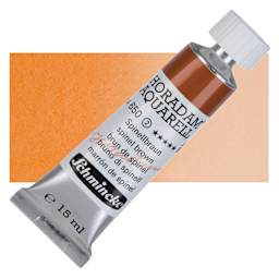 Schmincke Horadam Aquarell Watercolor - Spinel Brown, 15 ml tube and swatch