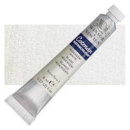 Winsor & Newton Cotman Watercolor - Iridescent White, 8 ml, Tube and swatch