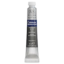 Winsor & Newton Cotman Watercolors - Iridescent Black, 8 ml, Tube