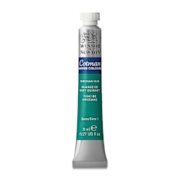 Winsor & Newton Cotman Watercolor - Viridian Hue, 8 ml tube